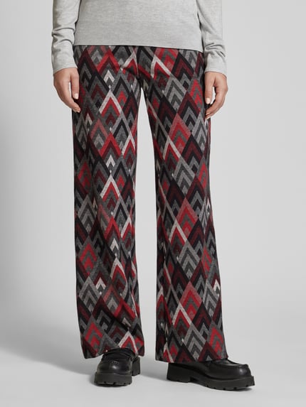 Brax Stoffen broek met elastische band, model 'MAINE' Middengrijs - 4