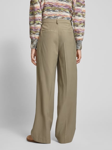 Jake*s Casual Regular Fit Stoffhose mit Bundfalten Schilf 5