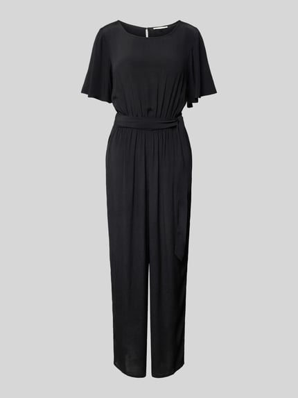 Tom Tailor Denim Jumpsuit mit gelegten Falten Black 2
