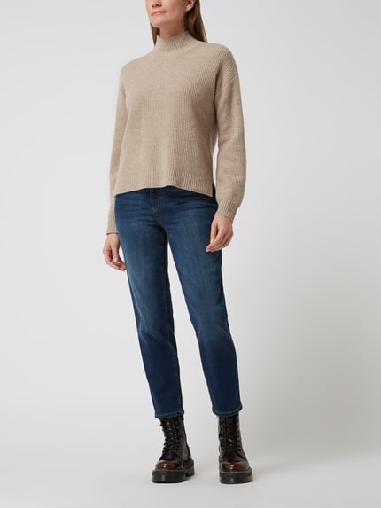 ICHI Straight Fit Jeans mit Stretch-Anteil Modell 'Raven' Jeansblau 1