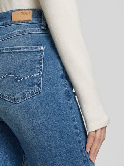 ANGELS Slim Fit Jeans aus Baumwoll-Mix Modell 'CICI' Blau 3