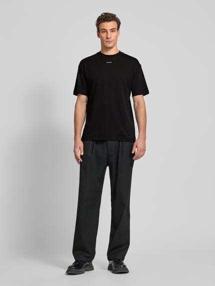 CK Calvin Klein Oversized T-Shirt mit Label-Print Black 1