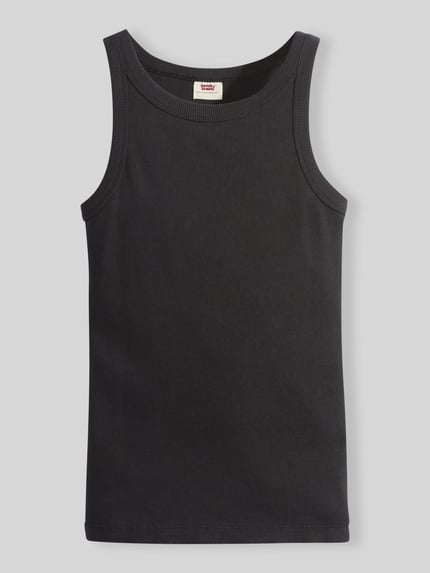 Levi's® slim fit tops van puur katoen Zwart - 2