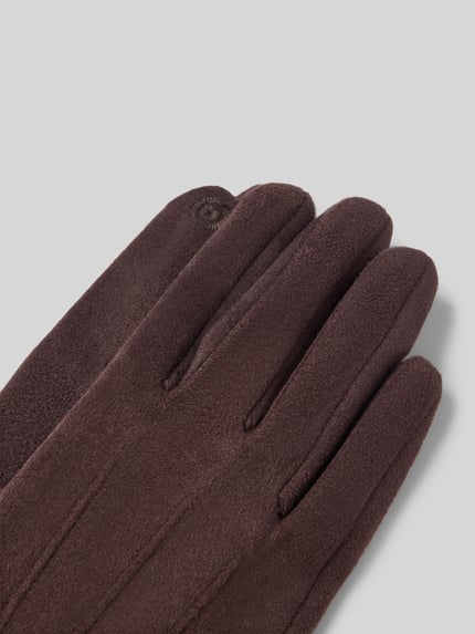 EEM Handschuhe mit Touchscreen-Funktion Dunkelbraun 3