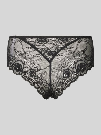Marie Jo Slip in semitransparentem Design Modell 'Cyrile' Metallic Black 3