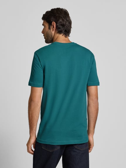 Christian Berg Men T-shirt z okrągłym dekoltem Metaliczny zielony 5