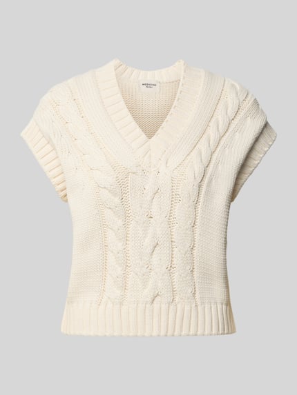 Regular Fit Pullunder aus Baumwoll-Mix Modell 'PASCIA' Shop The Look MANNEQUINE