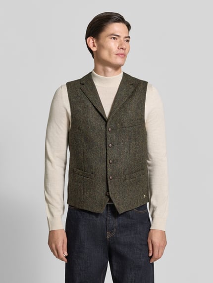Carl Gross Weste mit Brustleistentasche Modell 'Warner' Gruen 4