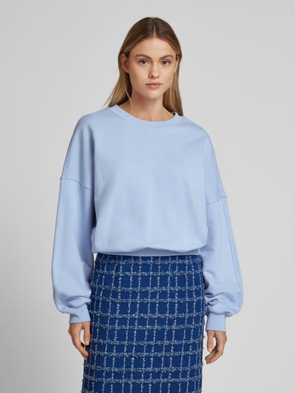 INFLUENCER'S CHOICE BY P&C* Krótka bluza z obniżonymi ramionami Jasnoniebieski 4