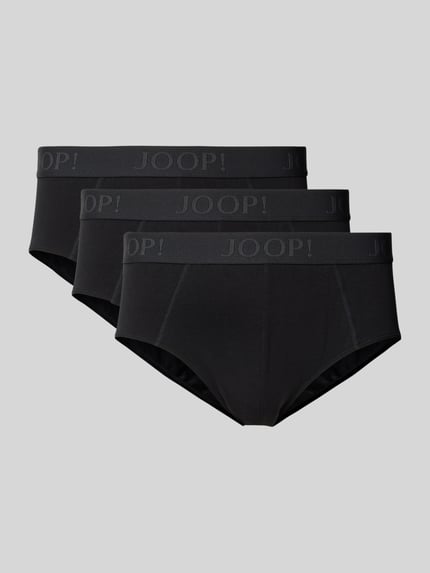 JOOP! COLLECTION Slip mit elastischem Label-Bund im 3er-Pack BLACK 1