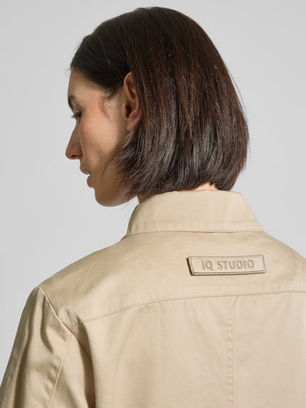 IQ Studio Hemdjacke mit Pattentaschen Sand 3