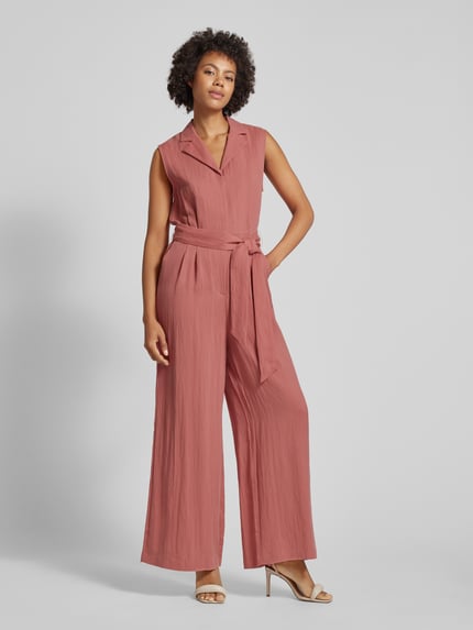 b.young Jumpsuit mit Taillengürtel Altrosa 1