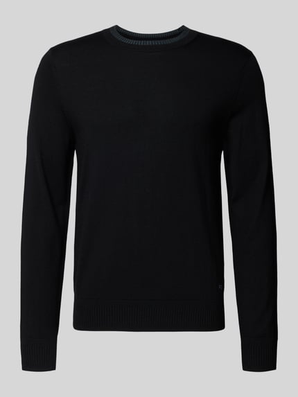 Paul Smith Regular Fit Strickpullover aus reiner Wolle Black 2