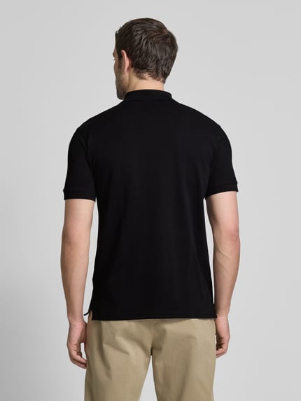 Christian Berg Men Koszulka polo z wyhaftowanym logo Czarny 5