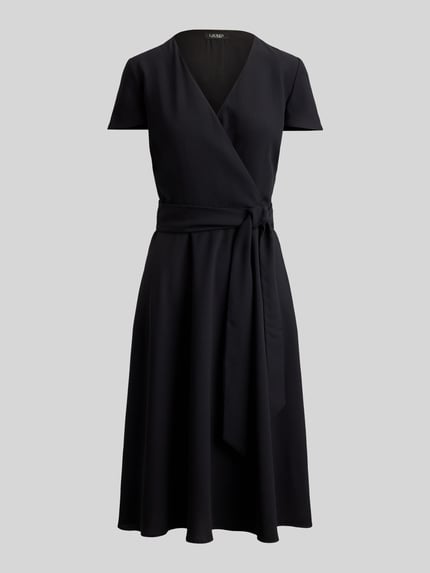 Lauren Ralph Lauren Tailliertes Freizeitkleid aus Chiffon BLACK 2