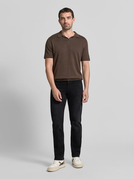 Christian Berg Men Comfort Fit Jeans mit Eingrifftaschen Black 1