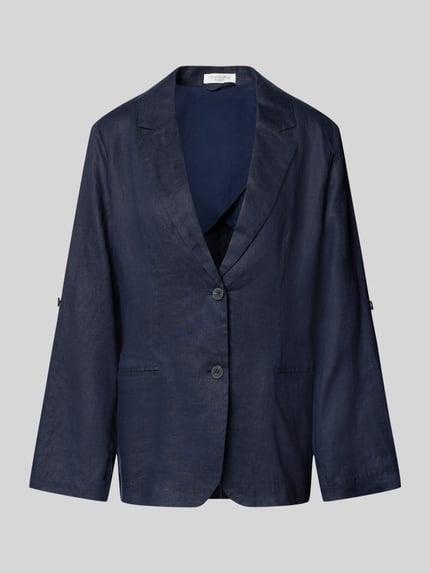Leinenblazer mit Paspeltaschen Shop The Look MANNEQUINE