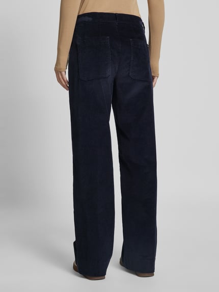 Brax Stoffen broek met steekzakken, model 'Maine' Marineblauw - 5