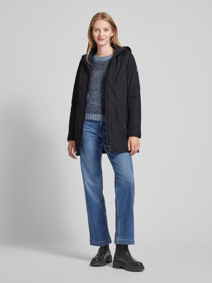 Wellensteyn Regular fit parka met ritszak, model 'WESTWIND' Marineblauw - 1