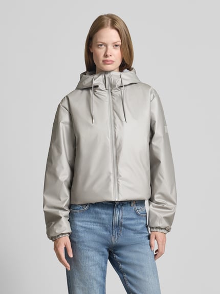 Rains Funktionsjacke mit Kapuze Modell 'Lohja' Hellgrau 4