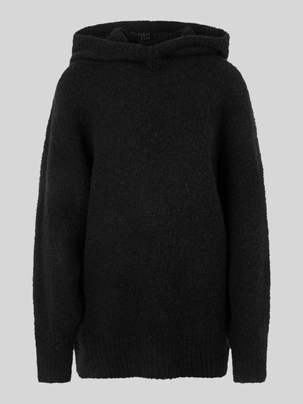 Marc Cain oversized pullover van mix van alpaca en wol Zwart - 2
