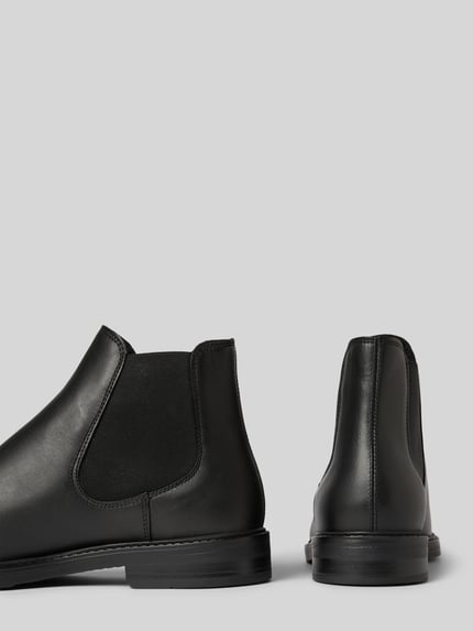 Selected chelsea boots van echt rundleer model 'BLAKE' Zwart - 2