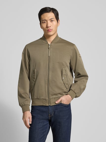Marc O'Polo Regular Fit Blouson aus reiner Baumwolle Hellbraun 4
