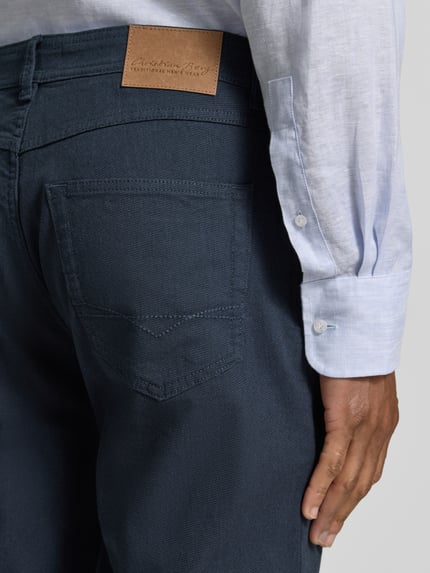 Christian Berg Men Jeansy o kroju slim fit w 5 kieszeni Granatowy 3