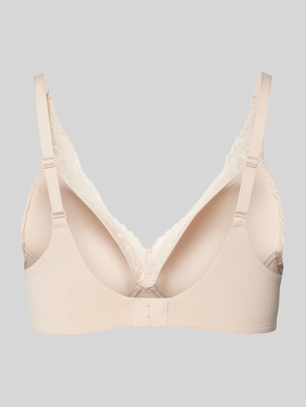 Triumph Gevoerde beugelbeha, model 'Body Makeup Illusion Lace' Beige - 3