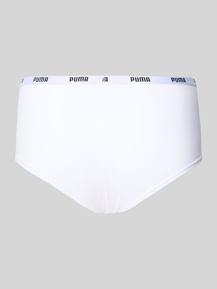 PUMA Slip met labeldetail in een set van 6 stuks Wit - 3