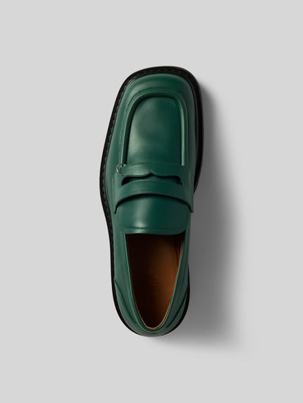 Marni Loafers met labeldetail Groen - 4