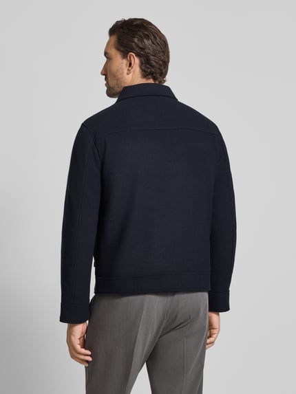 MCNEAL Jacke mit Kentkragen Marine Melange 5