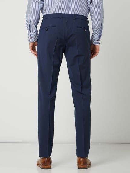 JOOP! COLLECTION Spodnie od garnituru o kroju slim fit z dodatkiem streczu model ‘Blayr’ Granatowy 5