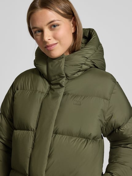 Tommy Hilfiger Regular fit lange donsjas met capuchon Olijfgroen - 3