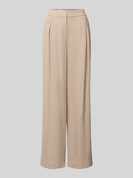 Broek van viscosemix met steekzakken Shop The Look MANNEQUINE