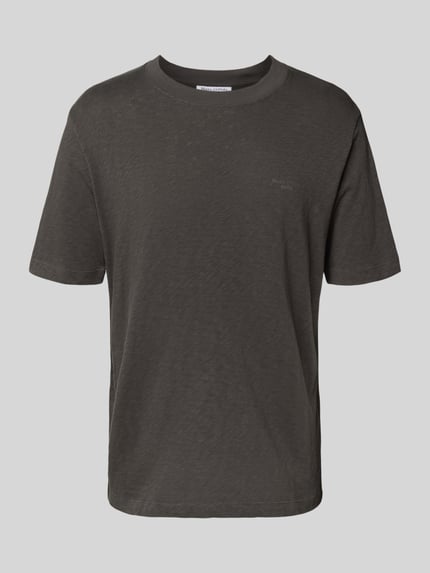 Marc O'Polo DENIM Regular Fit T-Shirt aus reiner Baumwolle Mittelgrau 2