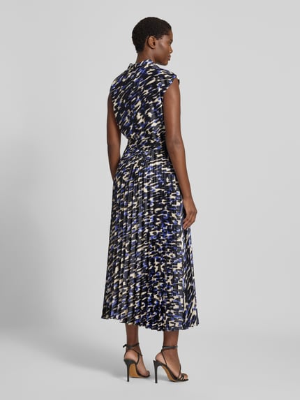 s.Oliver BLACK LABEL Tailliertes Freizeitkleid mit Bindegürtel Royal 5