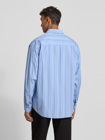 Wood Wood Regular Fit Freizeithemd mit Kentkragen Modell 'Carter' Blau 5