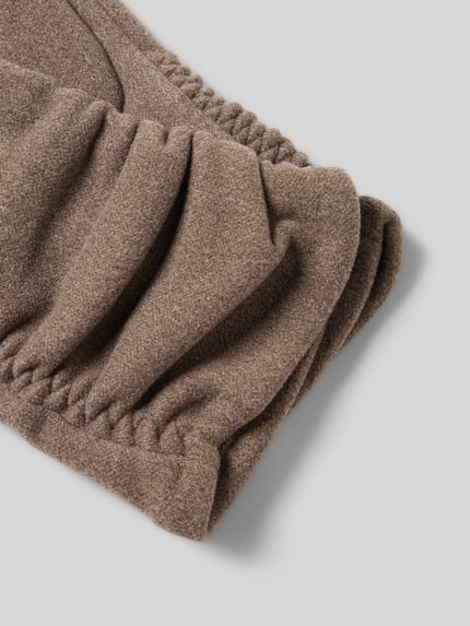 EEM Handschuhe mit Raffungen Taupe 2