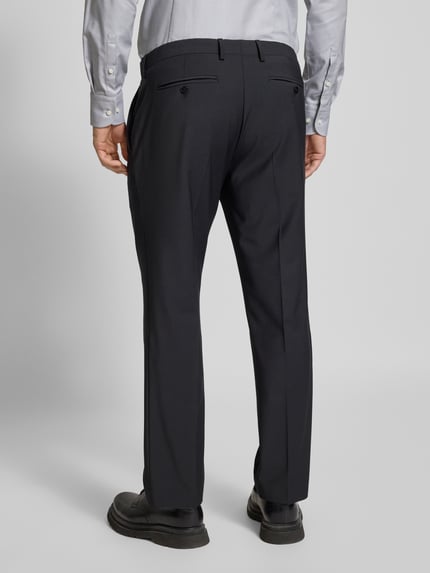 Christian Berg Men Regular Fit Anzughose aus Schurwollmischung Black 5