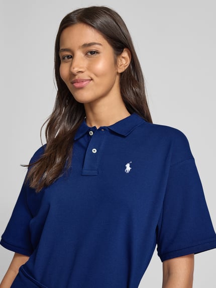 Polo Ralph Lauren Polokleid mit Knotendetail Marine 3