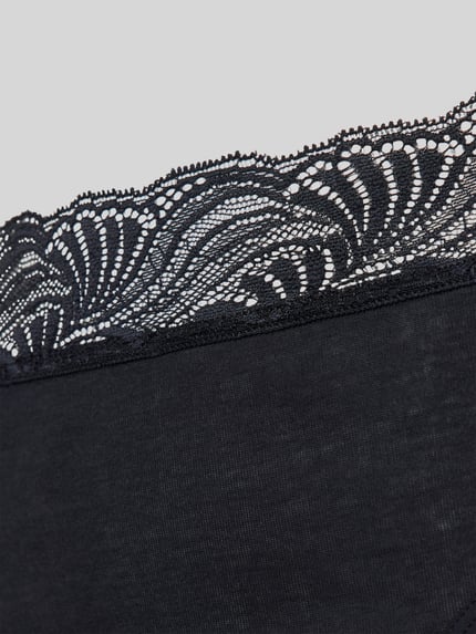 HANRO Slip met kanten details Zwart - 2