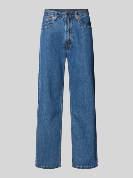 Levi's® Straight fit jeans van puur katoen, model '565' Blauw - 2