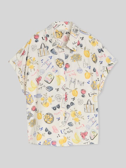 Tom Tailor Loose Fit Bluse aus Leinen-Viskose-Mix Weiss 2