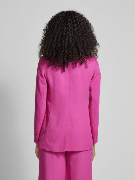 Max Mara Studio Blazer met klepzakken, model 'GITANE' Felroze - 5
