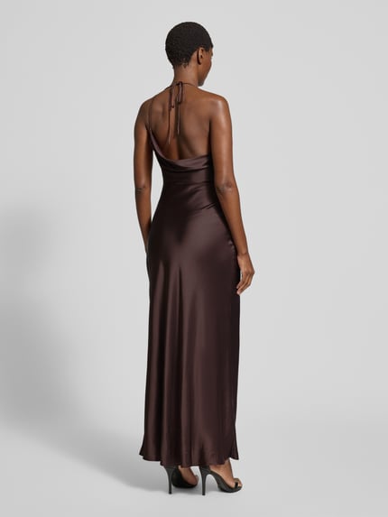Forever New Abendkleid mit Wasserfall-Ausschnitt Modell 'Aria' Dunkelbraun 5