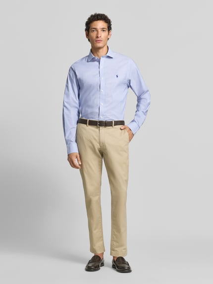 Polo Ralph Lauren Slim Fit Businesshemd aus reiner Baumwolle  Hellblau 1