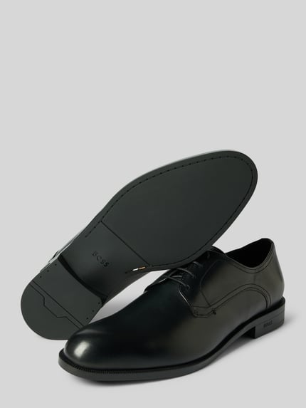 BOSS Schnürschuhe aus Leder Modell 'TAYIL' Black 4