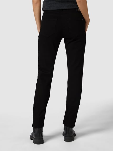 MAC Slim Fit Jeans mit Reißverschlusstasche Black 5