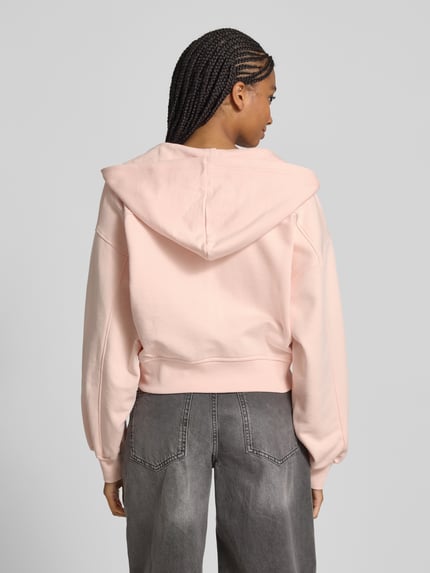 Calvin Klein Jeans Oversized Sweatjacke mit Kapuze Hellrosa 5